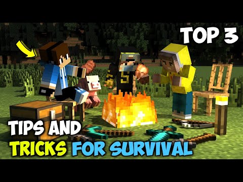 Sparky OP - Tips and tricks for survival in minecraft  || Easy way to survive #minecrafttipsandtricks #Sparky