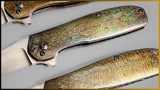 How to finish a Titanium Frame Lock Flipper Folding Knife