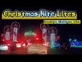 Christmas lights Drive 2021 |Nite Lites Christmas Light Show at Michigan International Speedway |