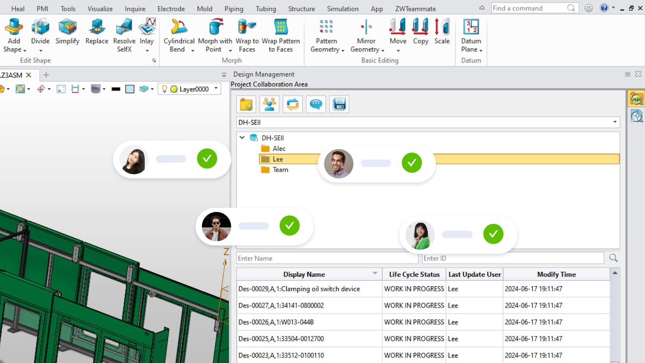 ZW3D - ZWTeammate per una gestione intuitiva ed efficiente dei dati di prodotto