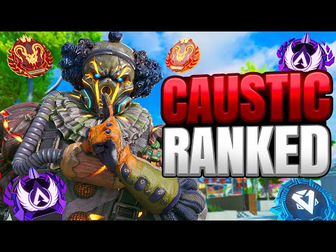 High Level Caustic Ranked Gameplay - Apex Legends (No Commentary)