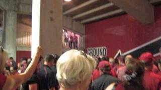 GAMECOCK chant leaving Williams-Brice after upset victory over #1 Alabama
