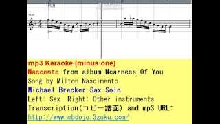 Michael Brecker - Nascente Transcription and Karaoke