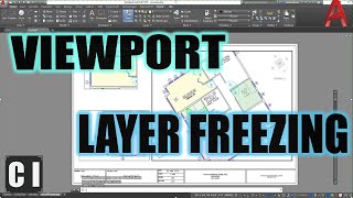 AutoCAD How to Hide or Freeze Layers in One Viewport - Layers On/Off by Viewport | 2 Minute Tuesday