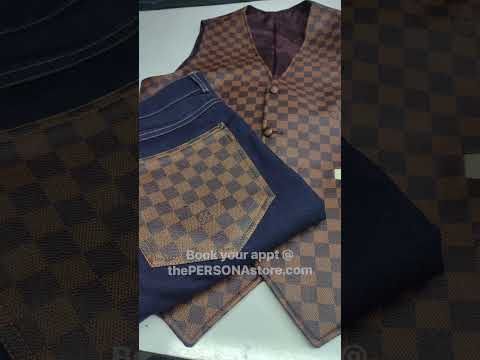 Oh Boy!  LV x PERSONA🪡Denim & Vest Custom-made ✂️ byPERSONA