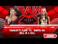 Charlotte Flair Vs Dakota Kai WWE Women S War LIVE