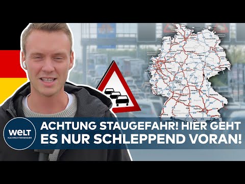 DEUTSCHLAND STEHT IM STAU: Ferienbeginn in Bayern bremst Verkehr komplett aus