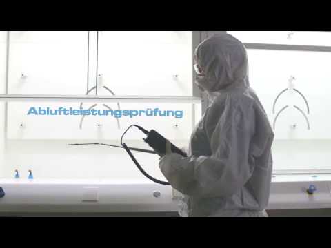 Prüfung und Inspektion von Reinraümen, OP-Raümen, Laborabzügen nach VDI 6022, DIN EN 14175, EN 1946