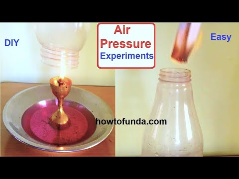 Balloon Powered Water Pump Air Pressure Science Experiment Science fair project