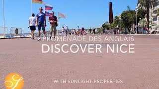 NICE (Côte d'Azur) - The best stroll on the FRENCH RIVIERA: Promenade des Anglais and beach