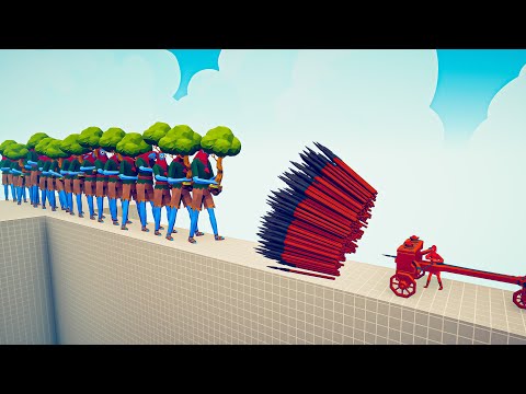 ARMY TREE GIANTS vs EVERY GOD - Totally Accurate Battle Simulator TABS