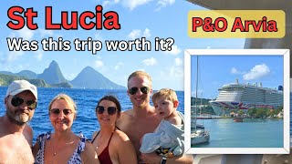 P&O Arvia St Lucia Cruise Port day. Our HONEST Thoughts After Doing This Excursion 🩵