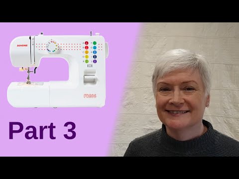 Janome FD206 or RE1306 | Four Step Buttonhole and Blind Hem