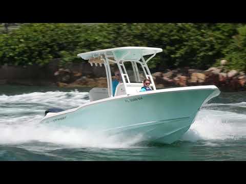 2021 Key West 239FS Riding Through Boca Raton Inlet July 2021