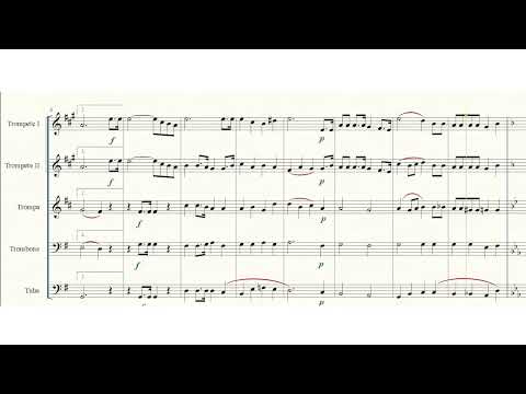 Oh! Olhai, Pois, e Vivei,  arranjo para quinteto de metais