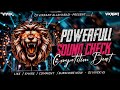 Powerful Sound Check Competition Beat Heavy Bass Booster Dj Vikrant X Dj Vivek Vs ️