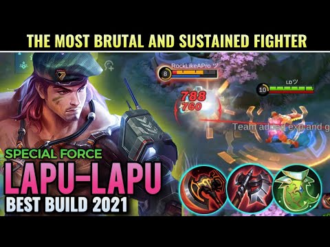 LAPU-LAPU BEST BUILD 2021 | TOP 1 GLOBAL LAPU-LAPU BUILD | LAPU-LAPU BUILD, EMBLEM & GAMEPLAY | MLBB