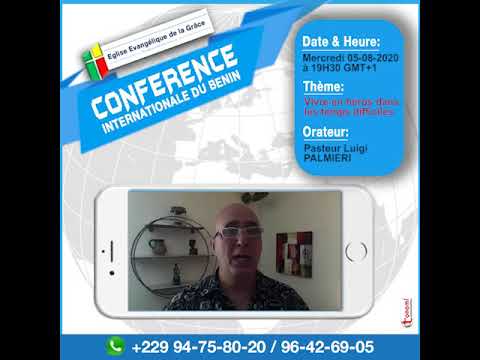 CIB-2020 - EEG - Bande annonce Message de Pasteur Luigi PALMIERI (France)