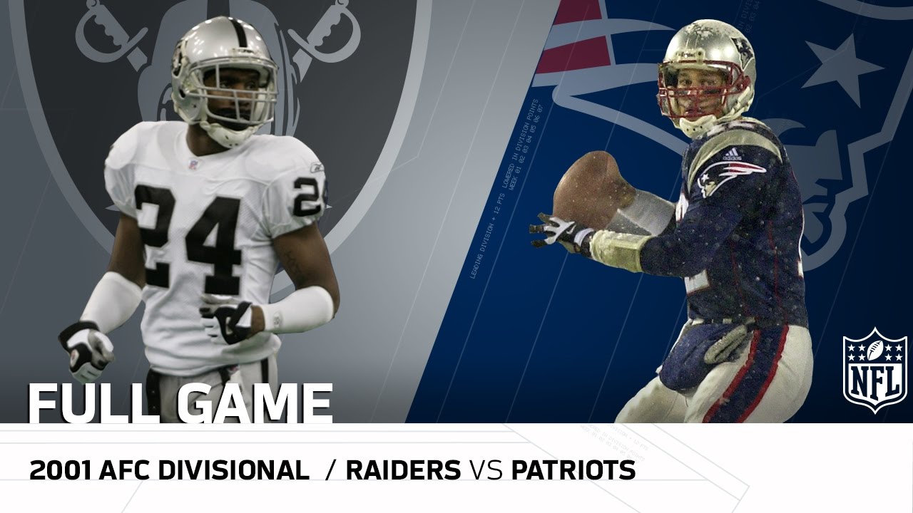 2001 AFC Divisional Round: Raiders vs. Patriots | "Tuck Rule Game" | NFL Full Game