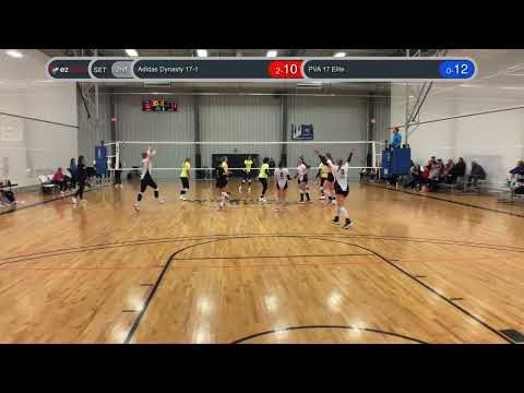 PVA 17 Elite vs Adidas Dynasty 17-1, 2023-03-12, Day 1, Match 3, 2nd Set