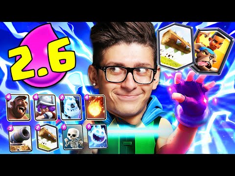 CLASH ROYALE: PROVO IL MAZZO 2.6 (devastante) LA NUOVA LEGGENDARIA E LA TRONCO LIVELLO 13 !!