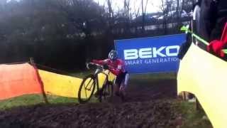 preview picture of video 'Coupe du monde Cyclo cross UCI Nommay 2014 juniors  hommes'