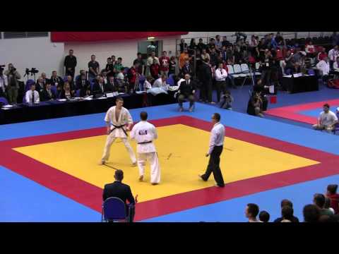 Дрозд Александр - Борисов Андрей Чемпионат России 2016 по кекусинкай (IFK)