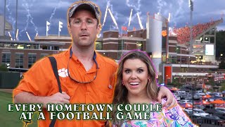 Every Hometown Couple At A College Football Game