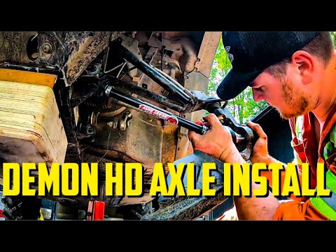 HOW TO: Change Axles- Canam Commander