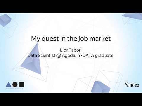 My quest in the job market - Lior Tabori