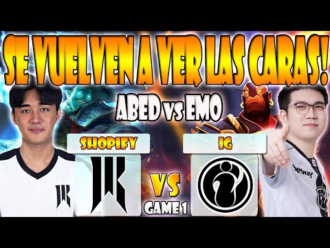IG VS SHOPIFY REBELLION BO2[GAME 1] ARTEEZY, ABED VS EMO - ESL ONE BERLIN MAJOR 2023 - DOTA 2