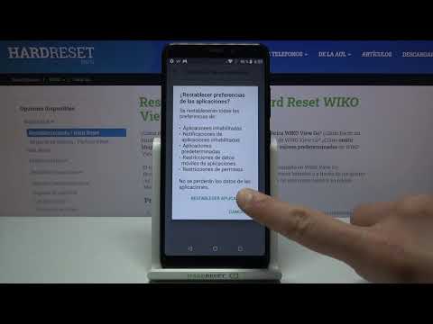 Cómo restaurar aplicaciones en WIKO View Go -restablecer ajustes de apps