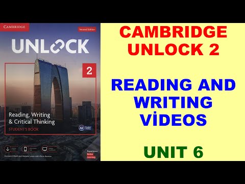 CAMBRIDGE UNLOCK 2 Reading and Writing Videos Unit 6 - Second Edition #cambridgeenglish #unlock2