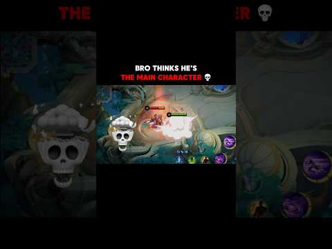 BRO THINKS HE’S THE MAIN CHARACTER 💀 #mlbb #mobilelegends #MLBBCreator #MLBBNEXT2025 #Dyr #dyrroth