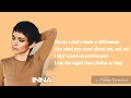 INNA-No help LYRICS/VERSURI INNA-No help LYRICS/VERSURI