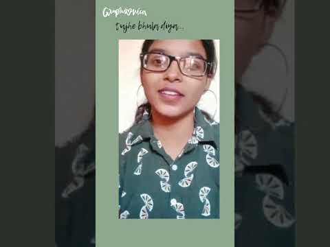 Anshu Kumari A short cover - Tujhe bhula diya