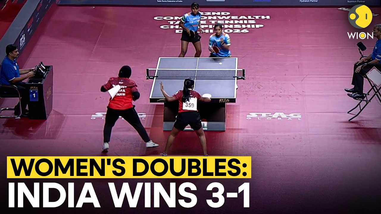 Commonwealth TT: India's Women's Doubles Pair Beats Maldives 3-1 | WION
