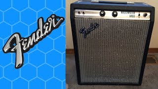 Video thumbnail for FENDER MUSICMASTER BASS AMP DEMO! by realbeal