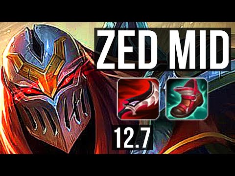 ZED vs VIKTOR (MID) | 9/0/1, 1.9M mastery, 1200+ games, Legendary | KR Grandmaster | 12.7