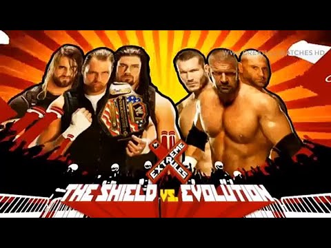 Story of Shield vs Evolution || Extreme Rules 2014