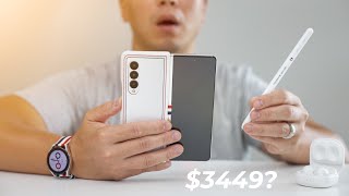 Thom Browne Samsung Galaxy Z Fold3 5G Unboxing - Worth $3449?