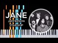 Jane (Jefferson Starship) - Piano tutorial
