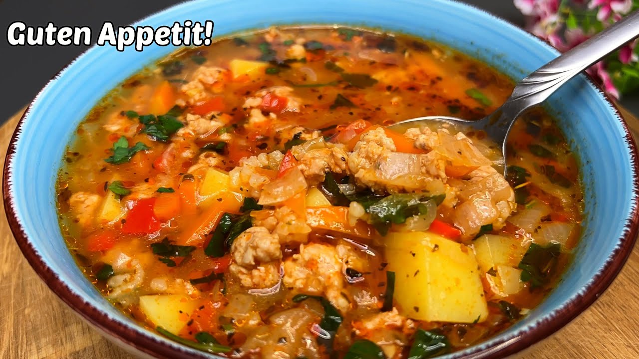 The soup is so delicious and filling that you can eat it every day! Recipe in 30 minutes.