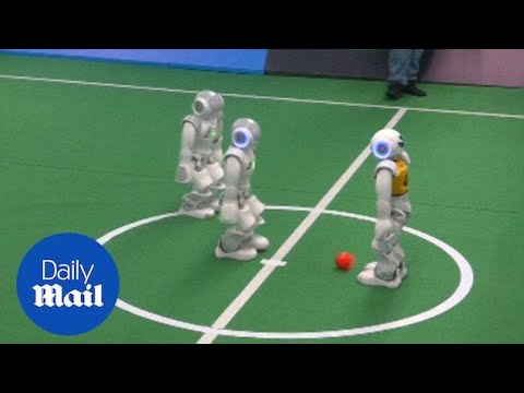 Australian and US robots compete at RoboCup soccer finals - Daily Mail
