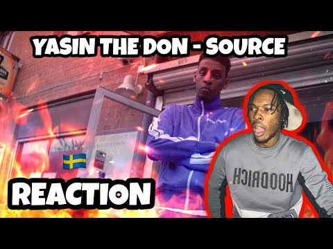 AMERICAN REACTS TO SWEDISH RAP! Yasin The Don - Source ft. Aden (ENGLISH SUBTITLES)