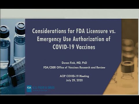 July 2020 ACIP Meeting - COVID-19 vaccine safety considerations