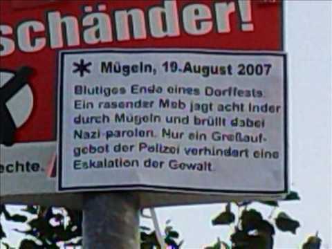 Lustig veränderte NPD Plakate!!