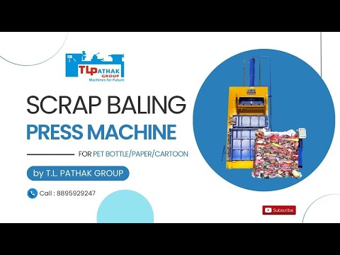 Scrap Baling Press for PET BOTTLE/PAPER/CARTON