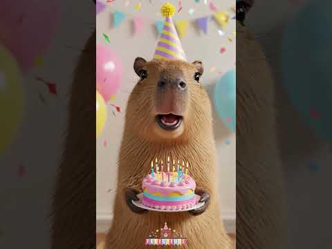 Que los Cumplas Feliz - Capibara - ¡Happy Birthday! - ¡Feliz Cumpleaños! Adorable Carpincho Ronsoco