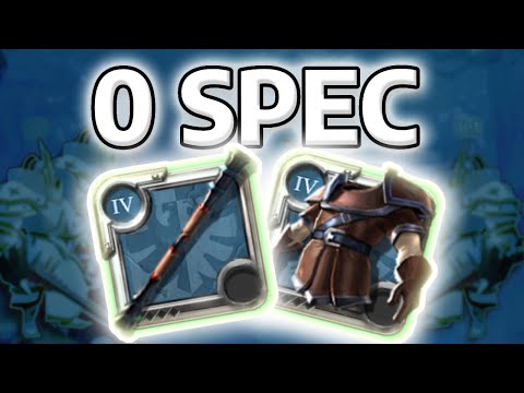 This Build Easily Destroys 500 IP Difference! 0 Spec Quarterstaff Albion Online